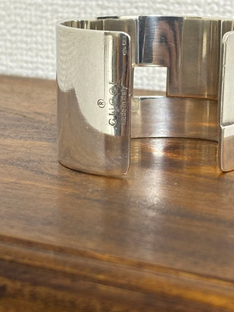 GUCCI シルバーバングル　トムフォード期傑作
