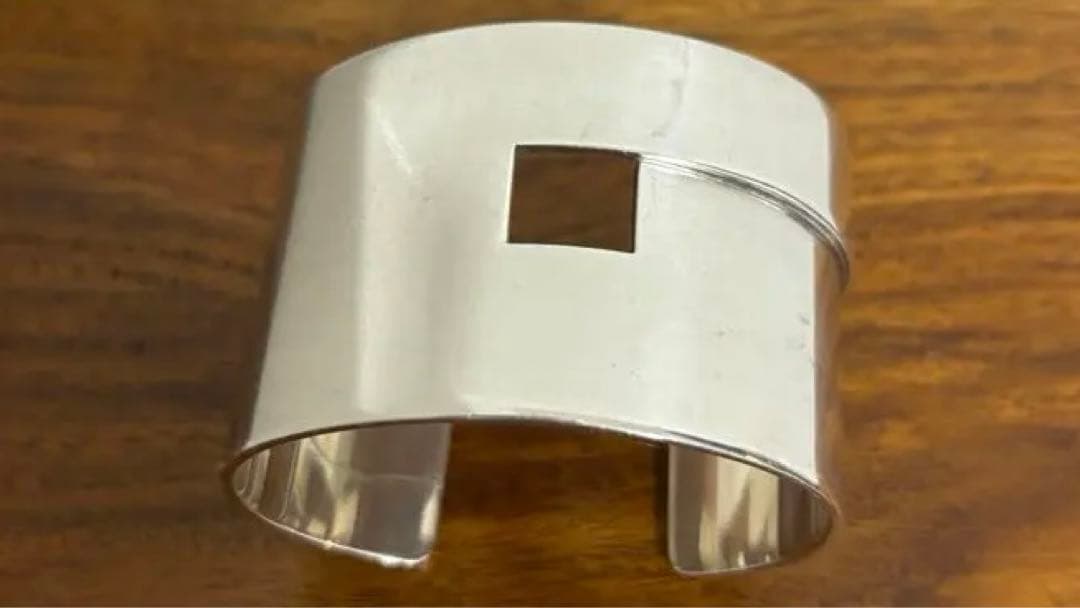 GUCCI シルバーバングル　トムフォード期傑作