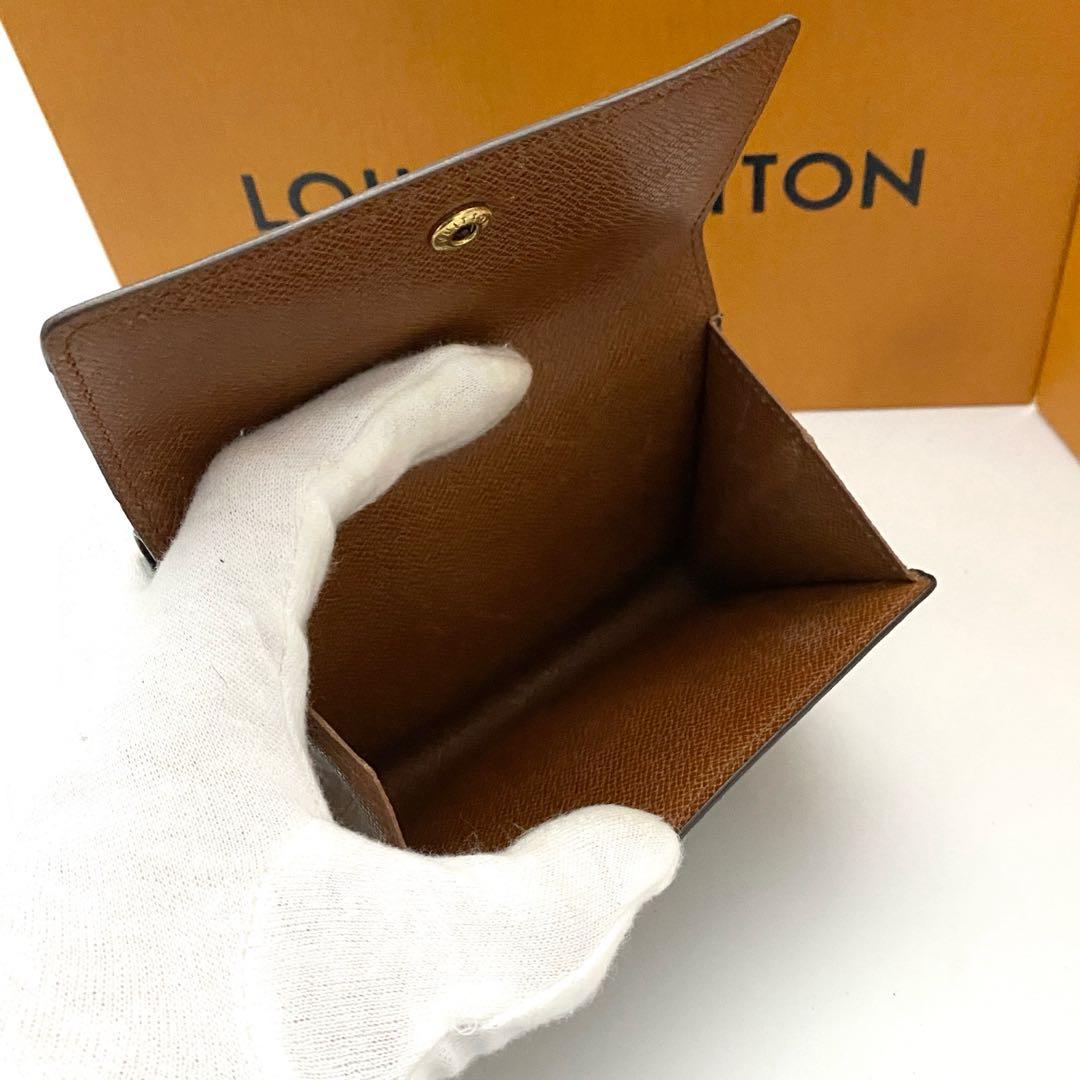 ルイヴィトン　モノグラム　エリーズ　折り財布　wホック