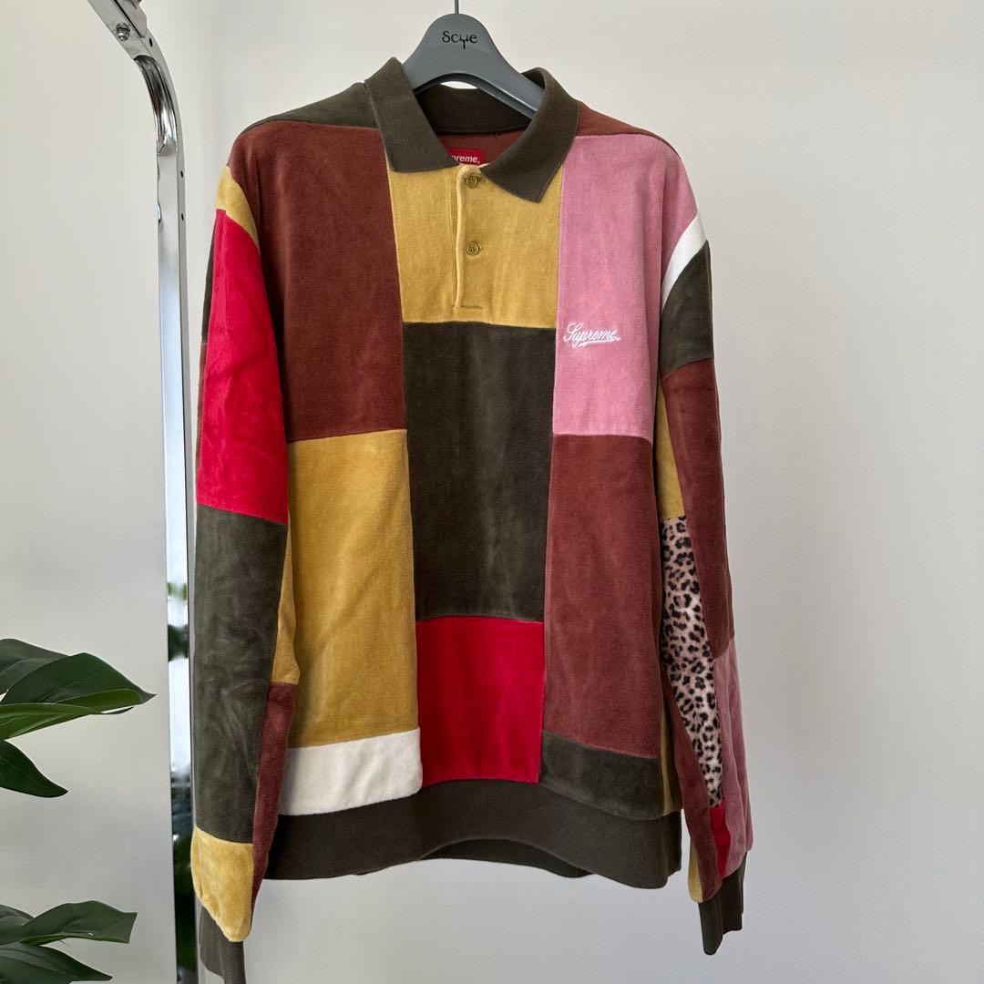 supreme シュプリーム パッチワーク ポロシャツ