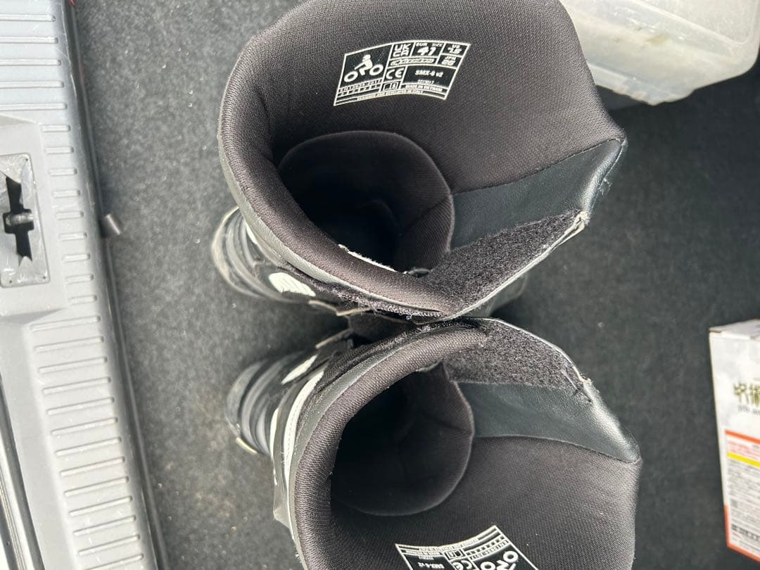 Alpinestars SMX-6 バイクブーツ ブラック/ホワイト 早い者勝ち