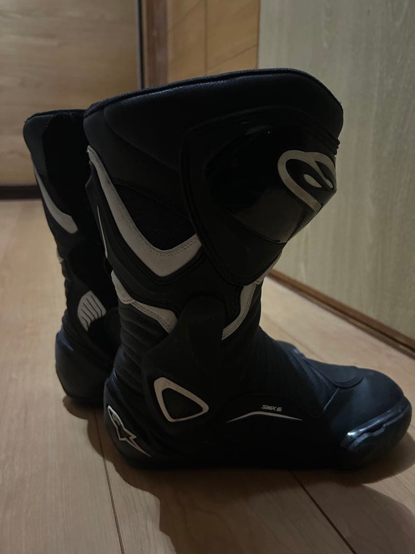 Alpinestars SMX-6 バイクブーツ ブラック/ホワイト 早い者勝ち