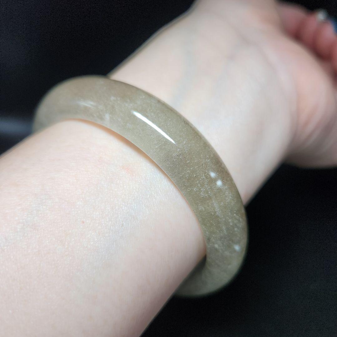 激レア！【新品】天然リビアングラス バングル ★ 安心の鑑別つき