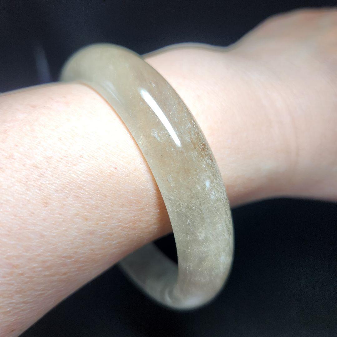 激レア！【新品】天然リビアングラス バングル ★ 安心の鑑別つき