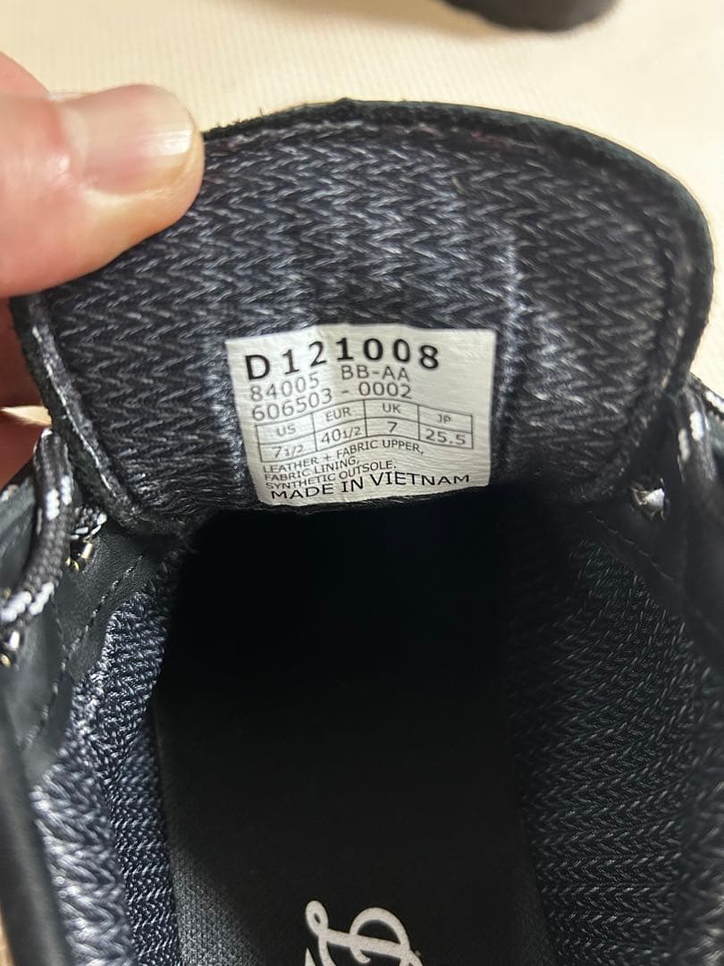 Danner フィールドロー　ブラック25.5cm