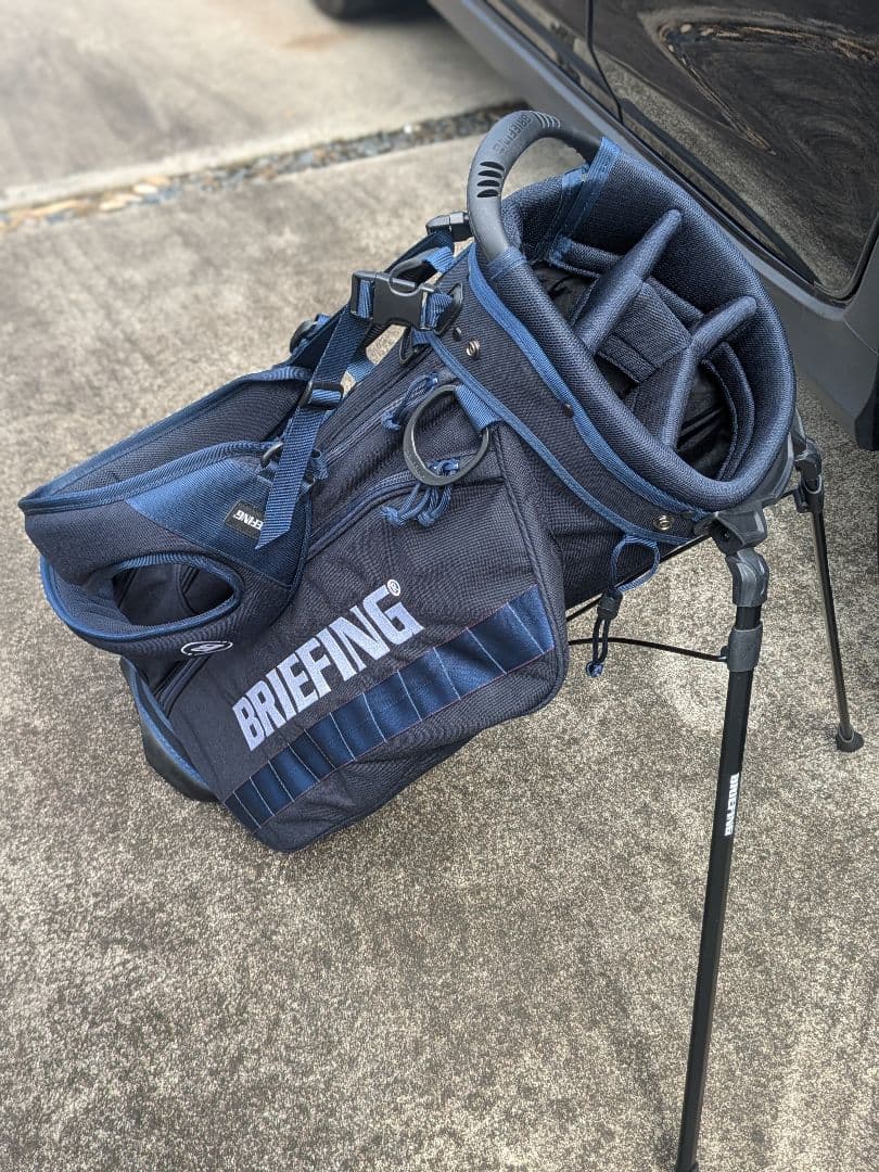 【USED】BRIEFING キャディバッグ CR-4 #03 ネイビー
