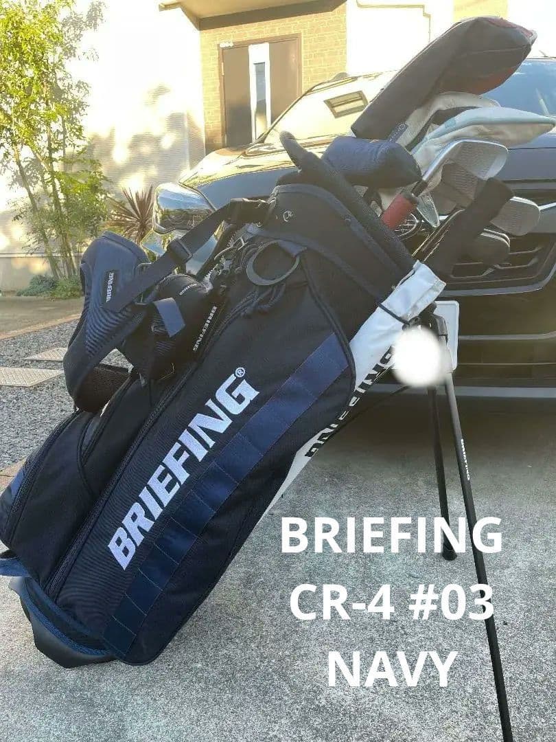 【USED】BRIEFING キャディバッグ CR-4 #03 ネイビー