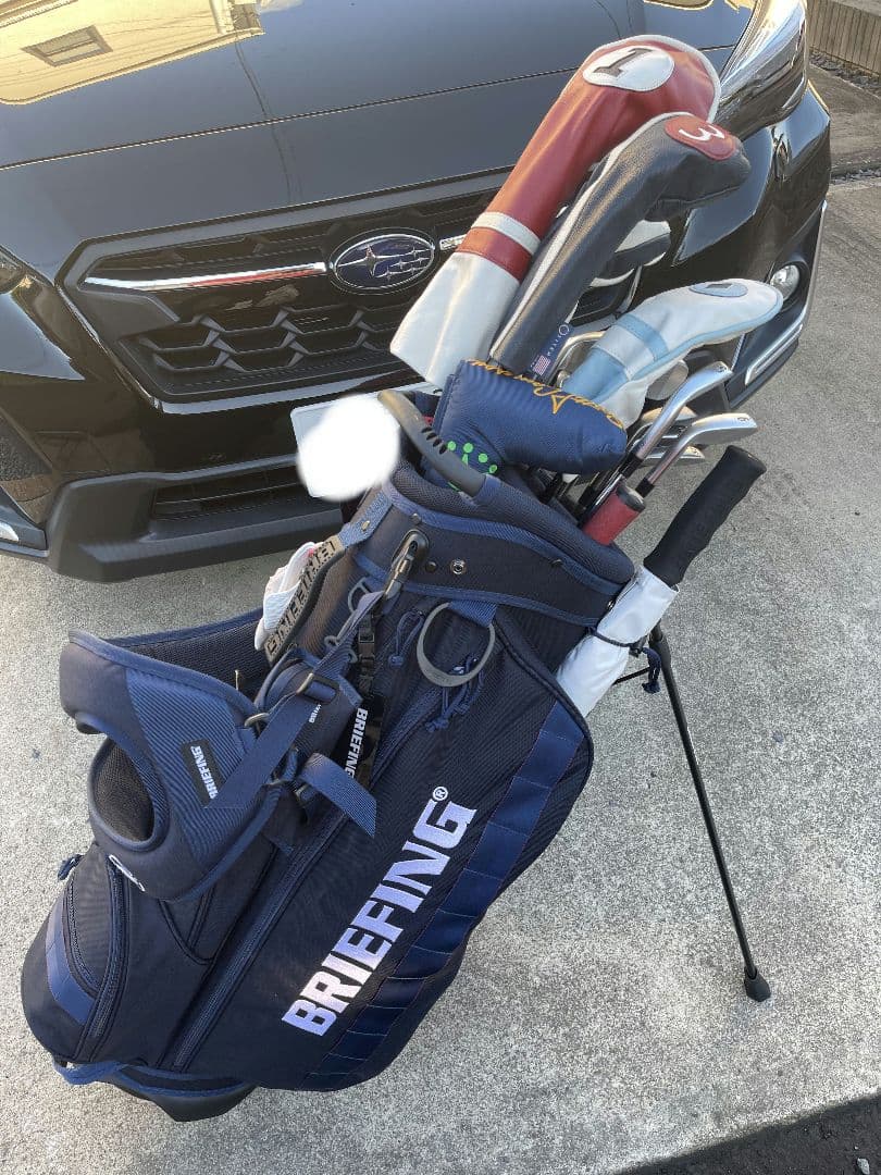 【USED】BRIEFING キャディバッグ CR-4 #03 ネイビー