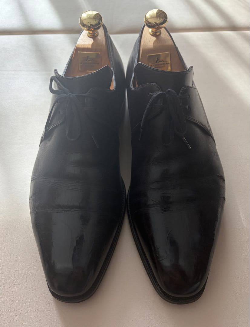 【CORTHAY コルテ】プレーントゥ レザーシューズ size:7 2/1