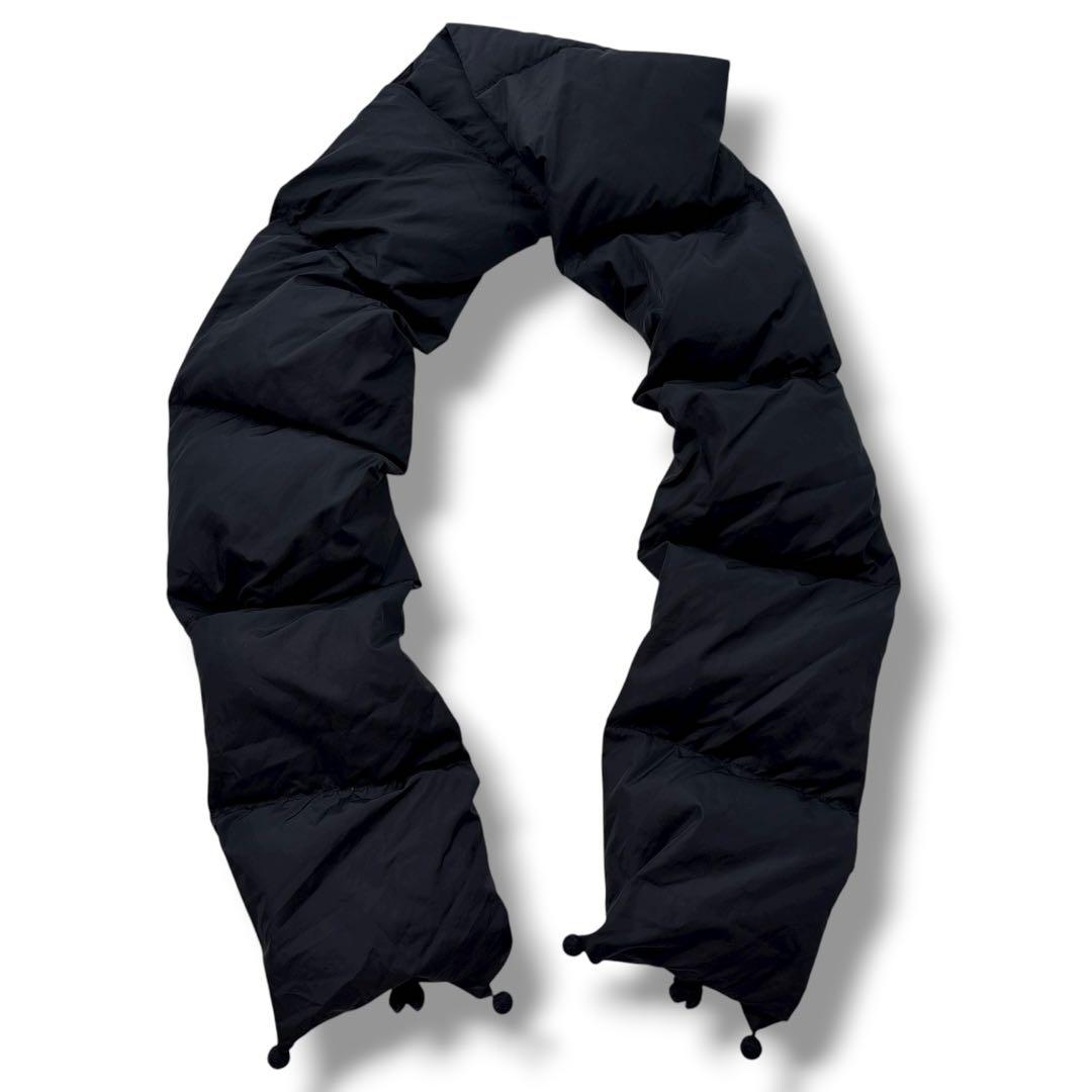 【極美品】ISSEY MIYAKE HaaT ハート ダウンマフラー 黒　変形