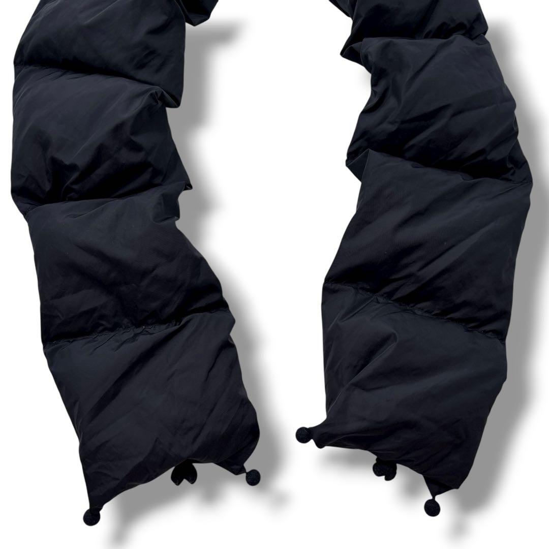【極美品】ISSEY MIYAKE HaaT ハート ダウンマフラー 黒　変形
