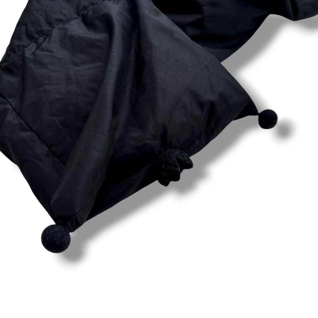 【極美品】ISSEY MIYAKE HaaT ハート ダウンマフラー 黒　変形