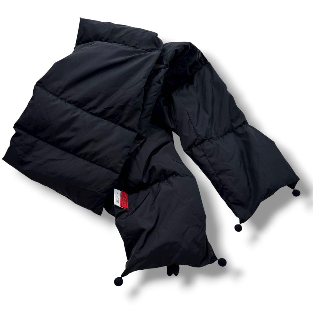【極美品】ISSEY MIYAKE HaaT ハート ダウンマフラー 黒　変形