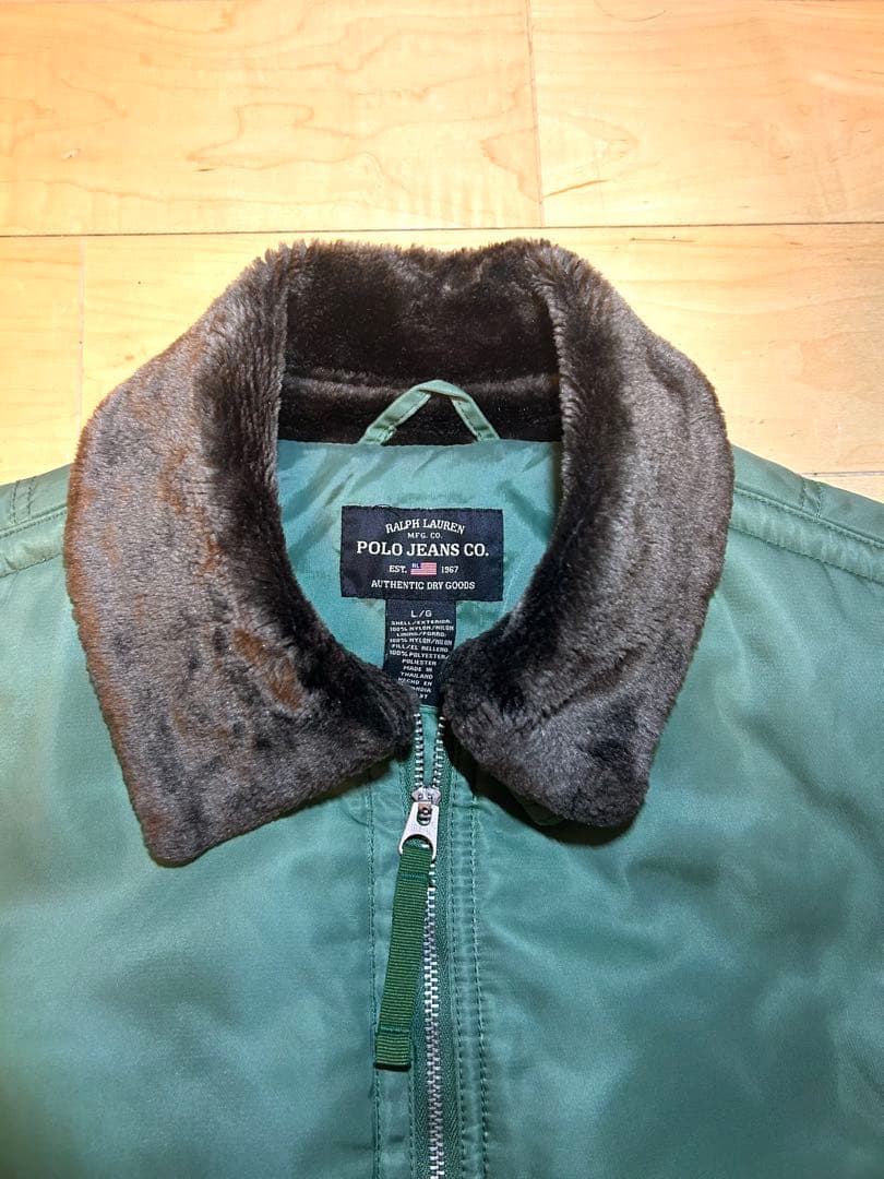 polo jeans co. M-15C フライトジャケット　L ミリタリー