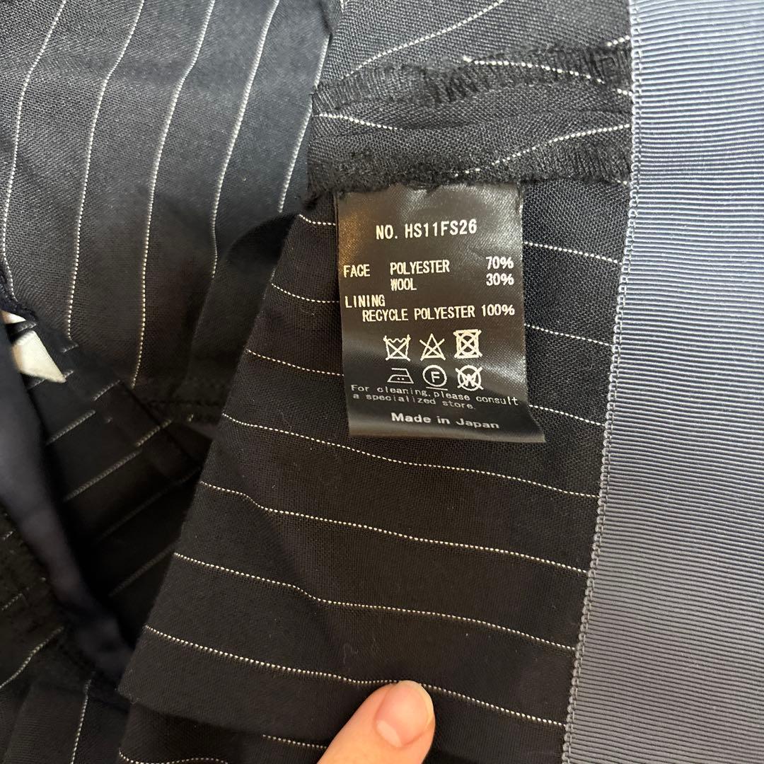 HOUGA ストライプフレアミニスカート HS11FS26 houga