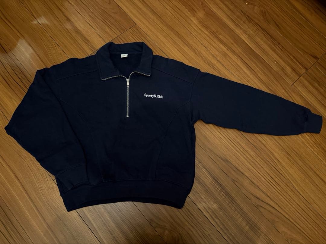 Sporty & Rich スポーティアンドリッチ　ハーフジップトレーナー　XS