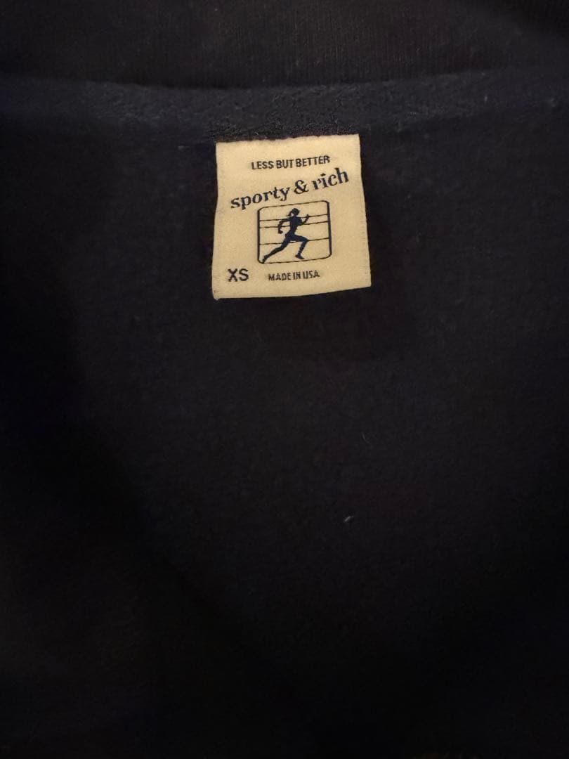 Sporty & Rich スポーティアンドリッチ　ハーフジップトレーナー　XS