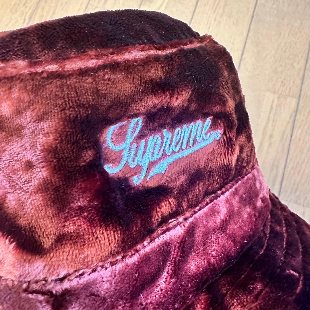 帽子 Supreme 22SS Crushed Velvet Crusher hat