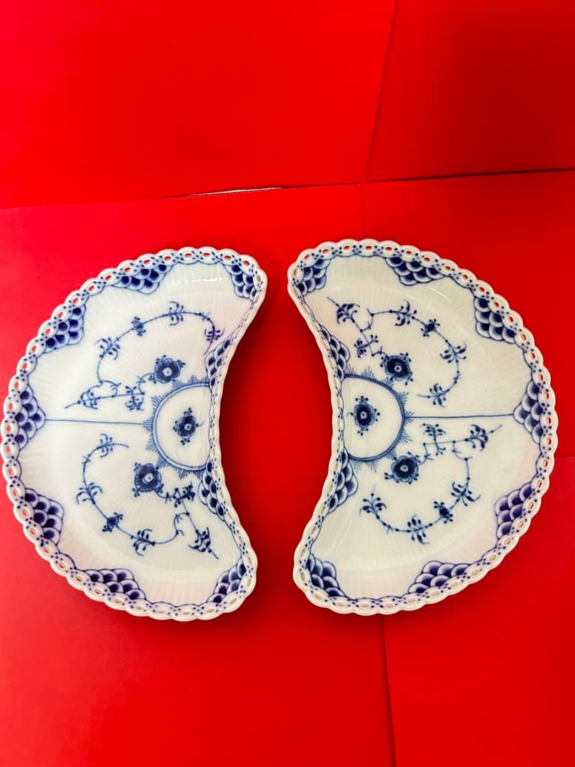 まさこ ロイヤルコペンハーゲン ブルーフルーテッド皿 小皿２枚セット