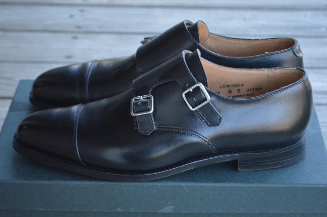 着用数回　CROCKETT＆JONES　LOWNDES　6E　ブラック