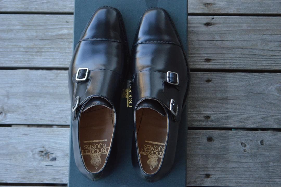 着用数回　CROCKETT＆JONES　LOWNDES　6E　ブラック