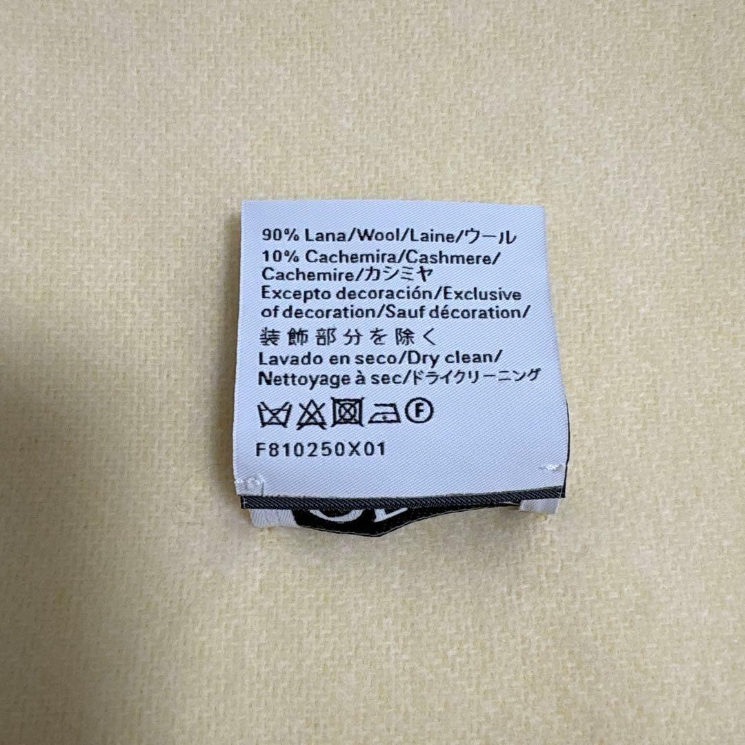 美品★ロエベ 28×180 リバーシブルマフラー　カシミヤ ウール アナグラム