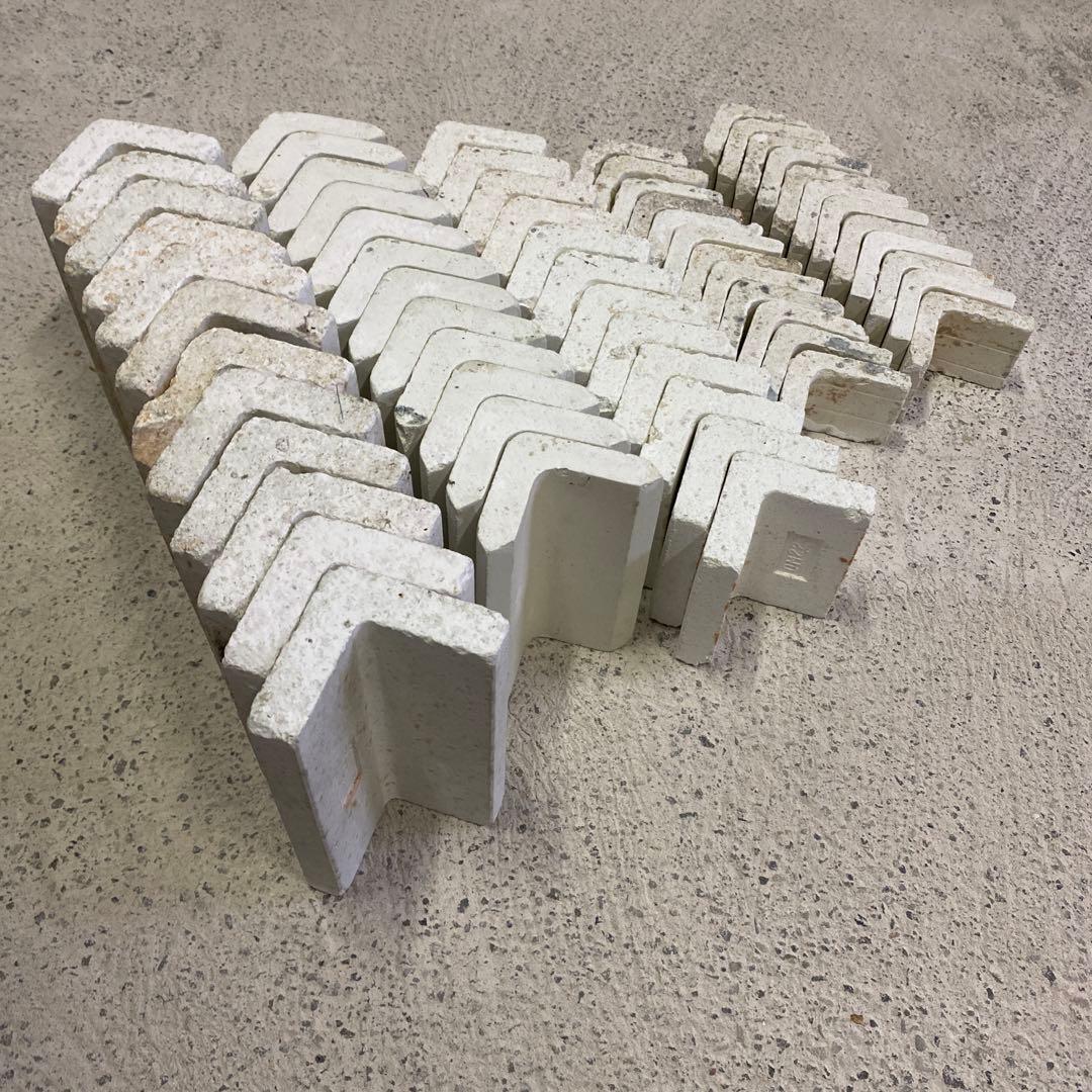 【中古】陶芸用具支柱ツク①h11.5•9.9•6.6各12個・h3.8•24個