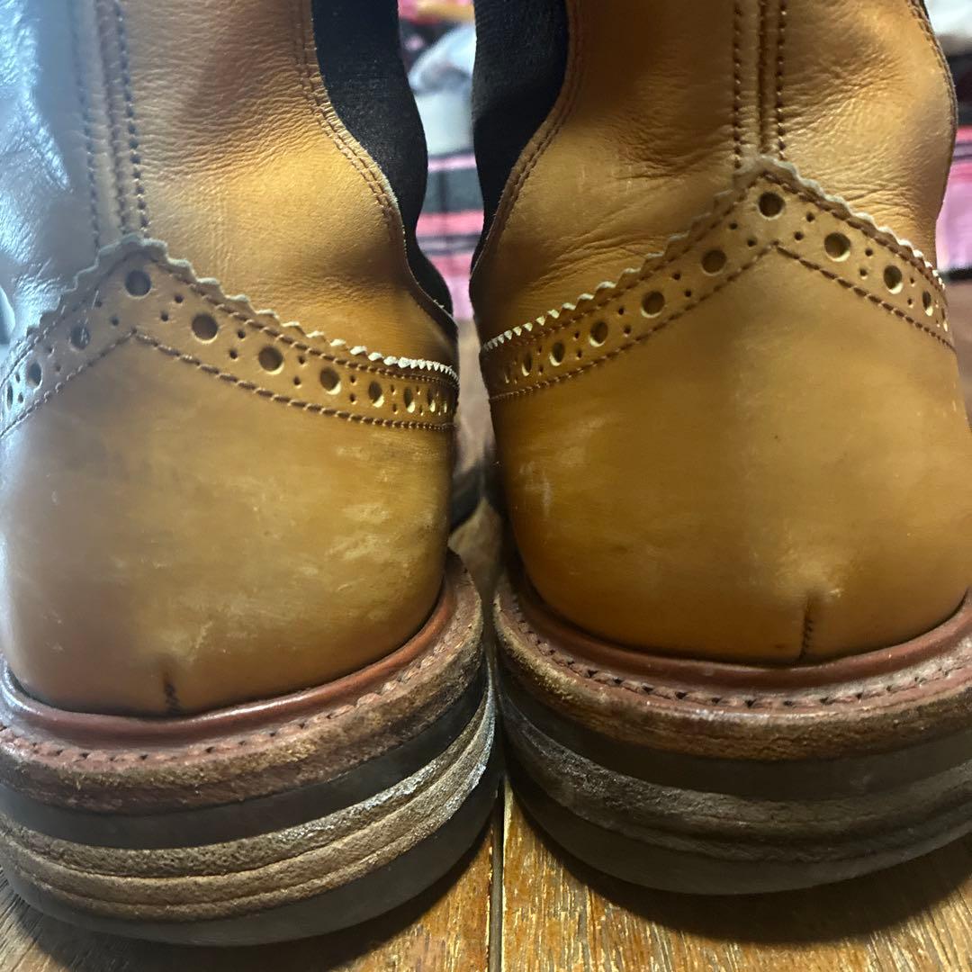 トリッカーズ　サイドゴアブーツ　キャメル