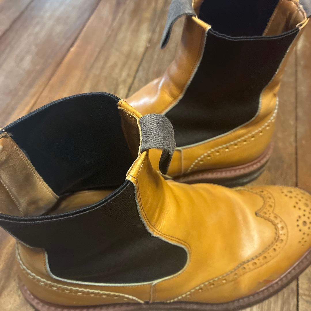 トリッカーズ　サイドゴアブーツ　キャメル