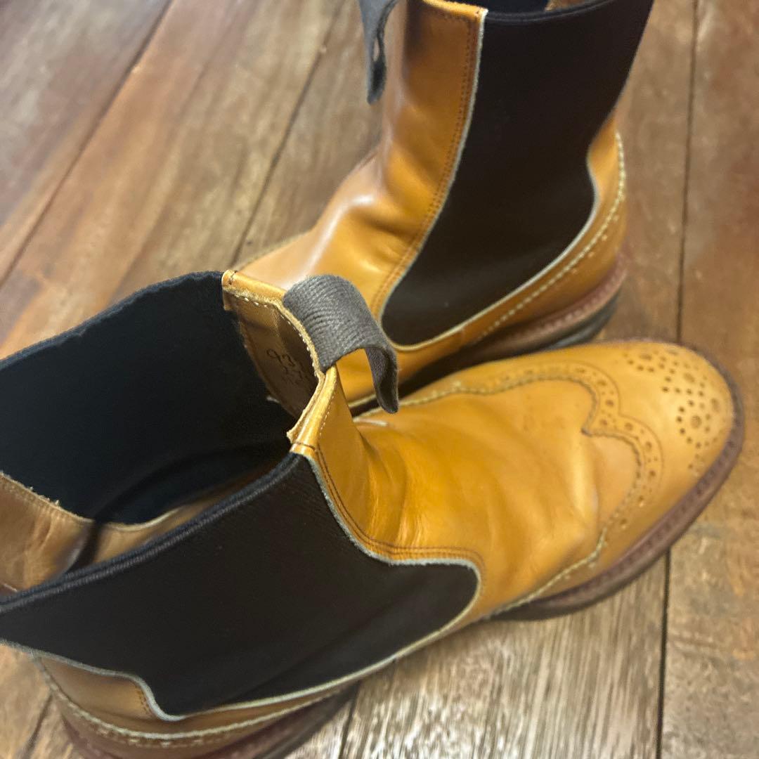 トリッカーズ　サイドゴアブーツ　キャメル