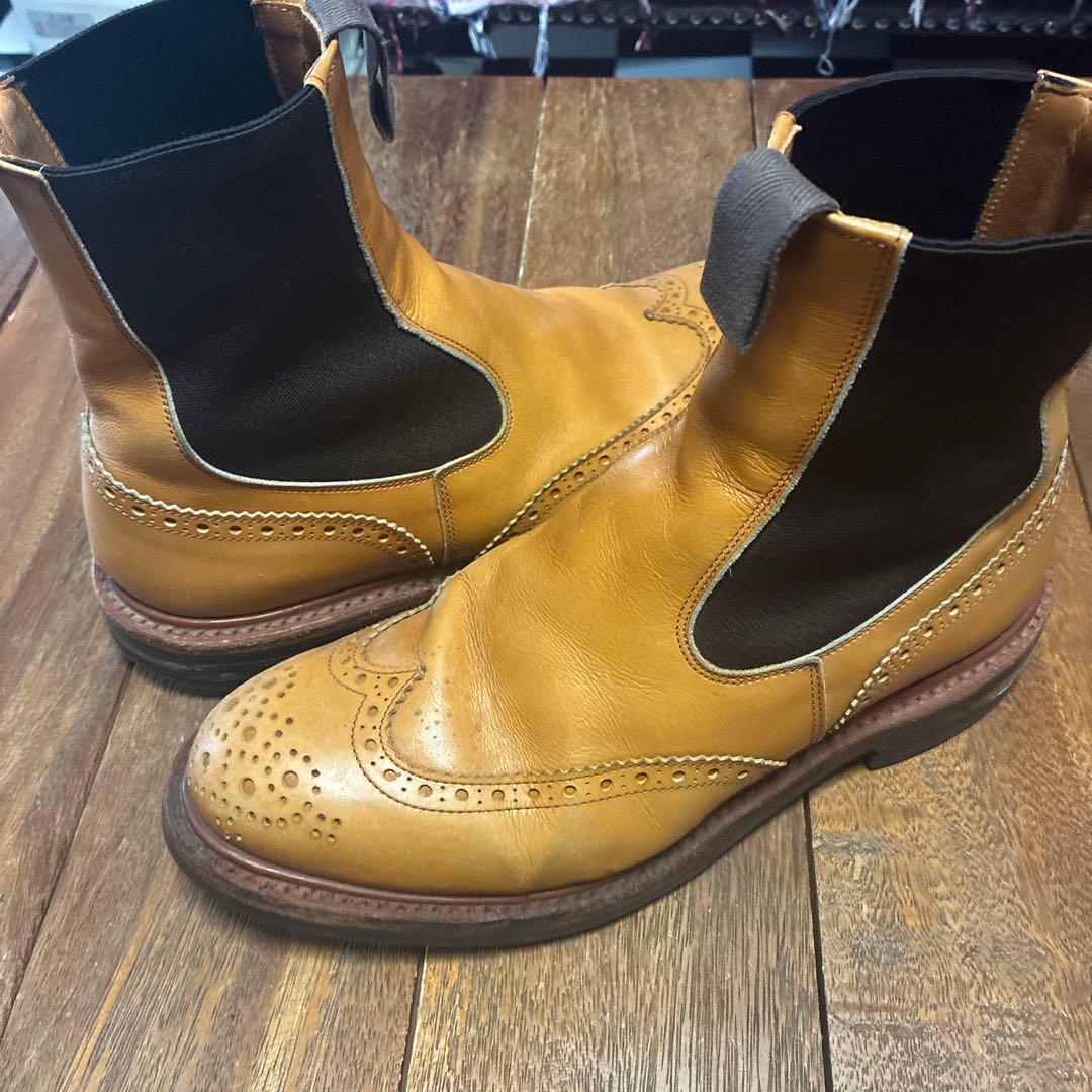 トリッカーズ　サイドゴアブーツ　キャメル