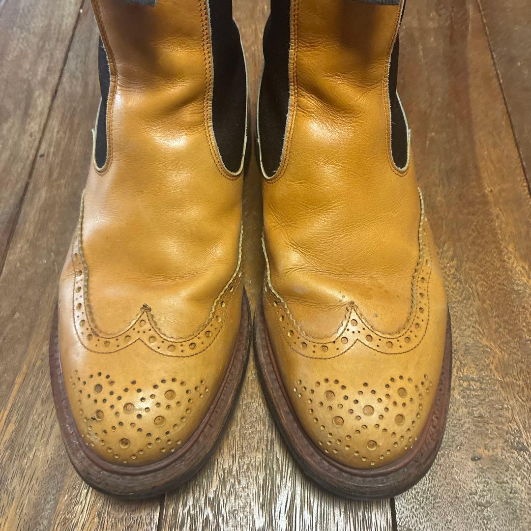 トリッカーズ　サイドゴアブーツ　キャメル