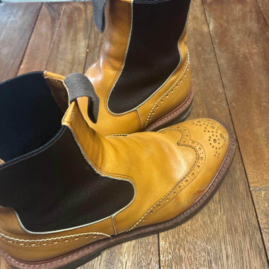 トリッカーズ　サイドゴアブーツ　キャメル