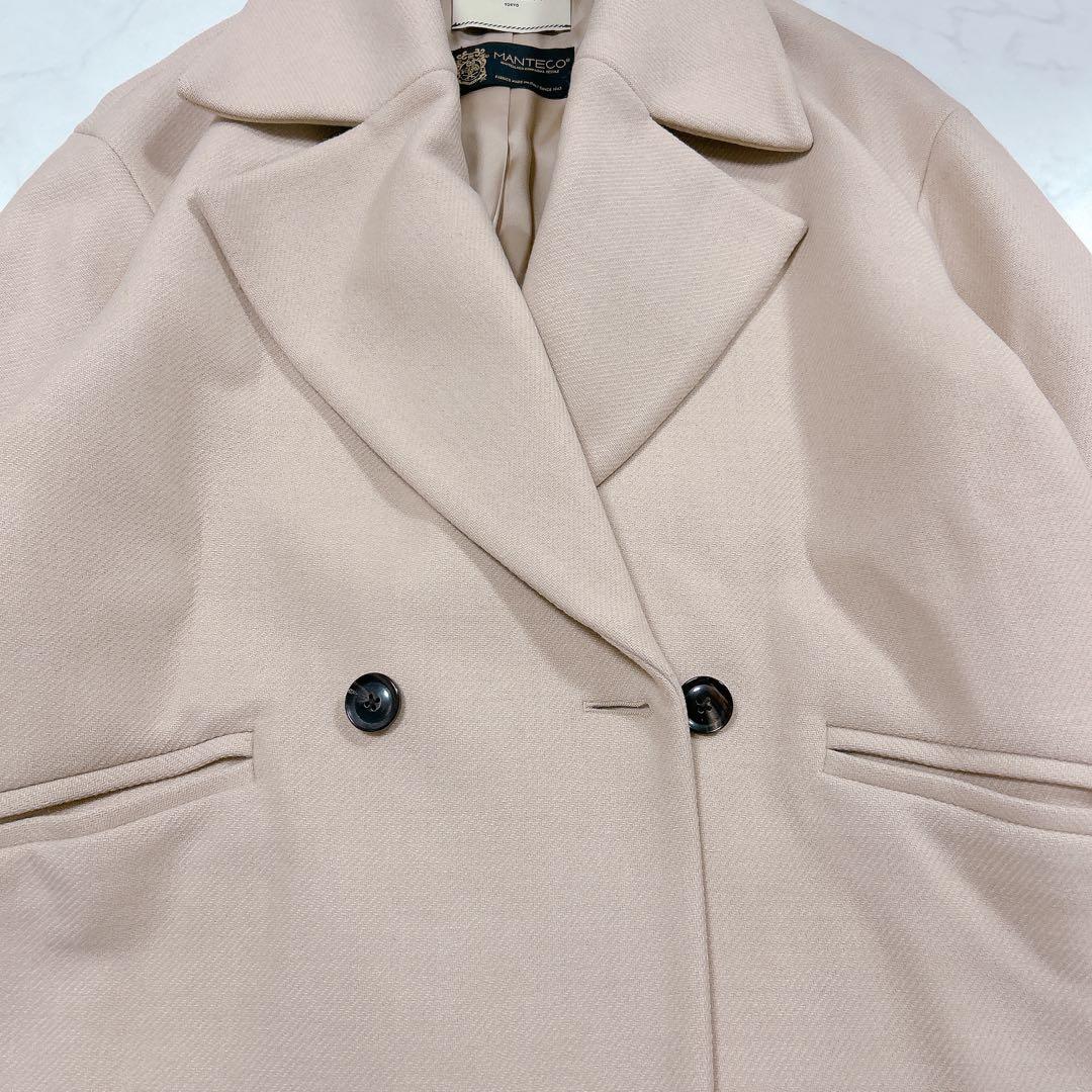 ユナイテッドアローズ Aライン テーラードコート MANTECO生地使用