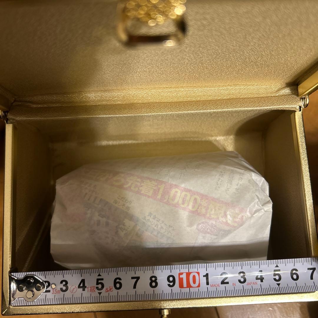 ブラック花柄和装用バッグと下駄セット