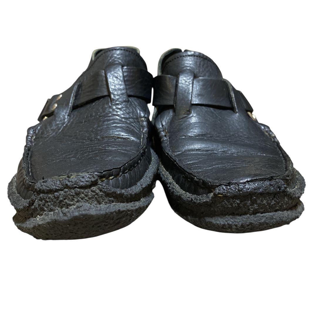 美品 ユケテン リング モカシン ブーツ （27㌢） シボ革 YUKETEN