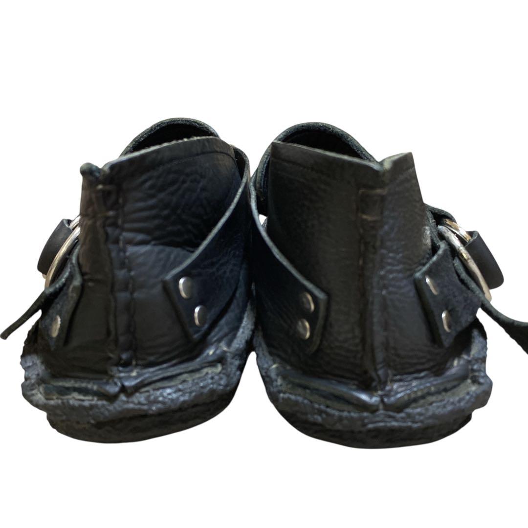 美品 ユケテン リング モカシン ブーツ （27㌢） シボ革 YUKETEN