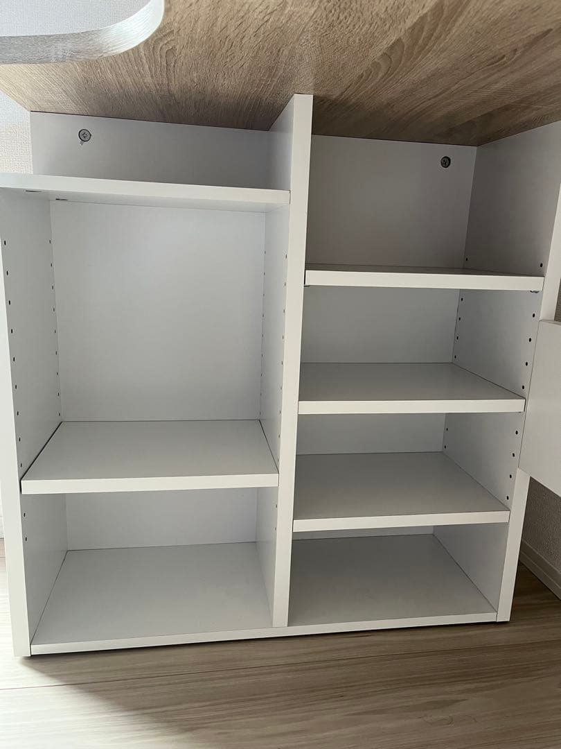 【再出品】LOWYA サンタメント　パソコンデスク　勉強机［幅100］