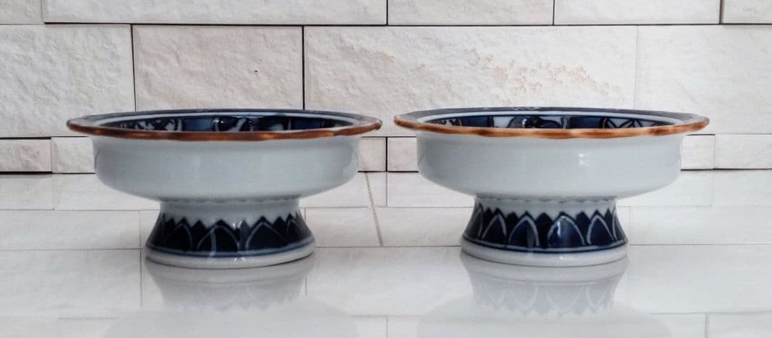 【平戸焼・三川内焼】平戸松山窯 平戸祥瑞シリーズ5点セット