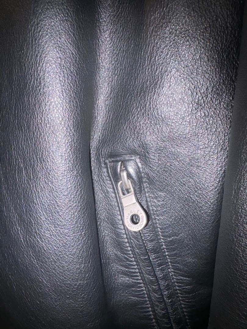 ハーレーダビッドソン バックロゴジップアップ シングルライダースジャケット