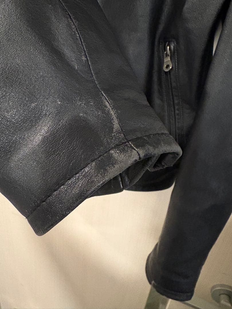 ハーレーダビッドソン バックロゴジップアップ シングルライダースジャケット