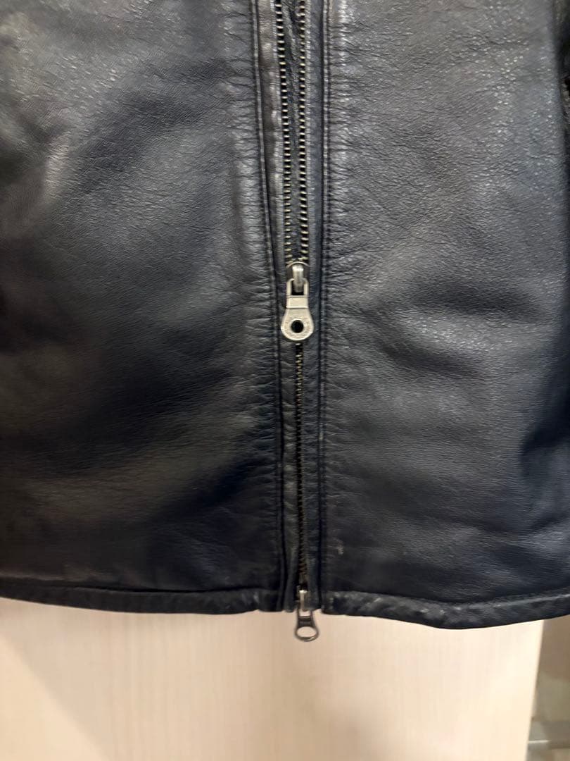 ハーレーダビッドソン バックロゴジップアップ シングルライダースジャケット