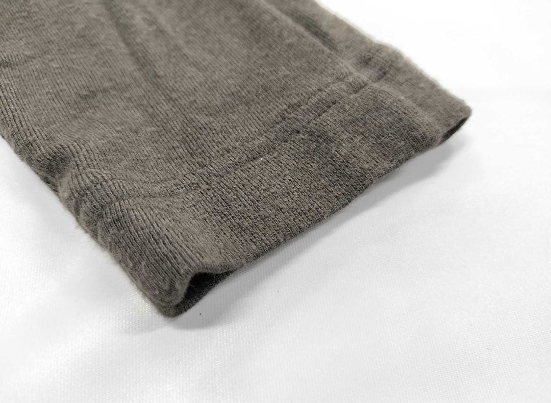 モンクレール美品！グレー長袖カットソー 厚手リブ編み