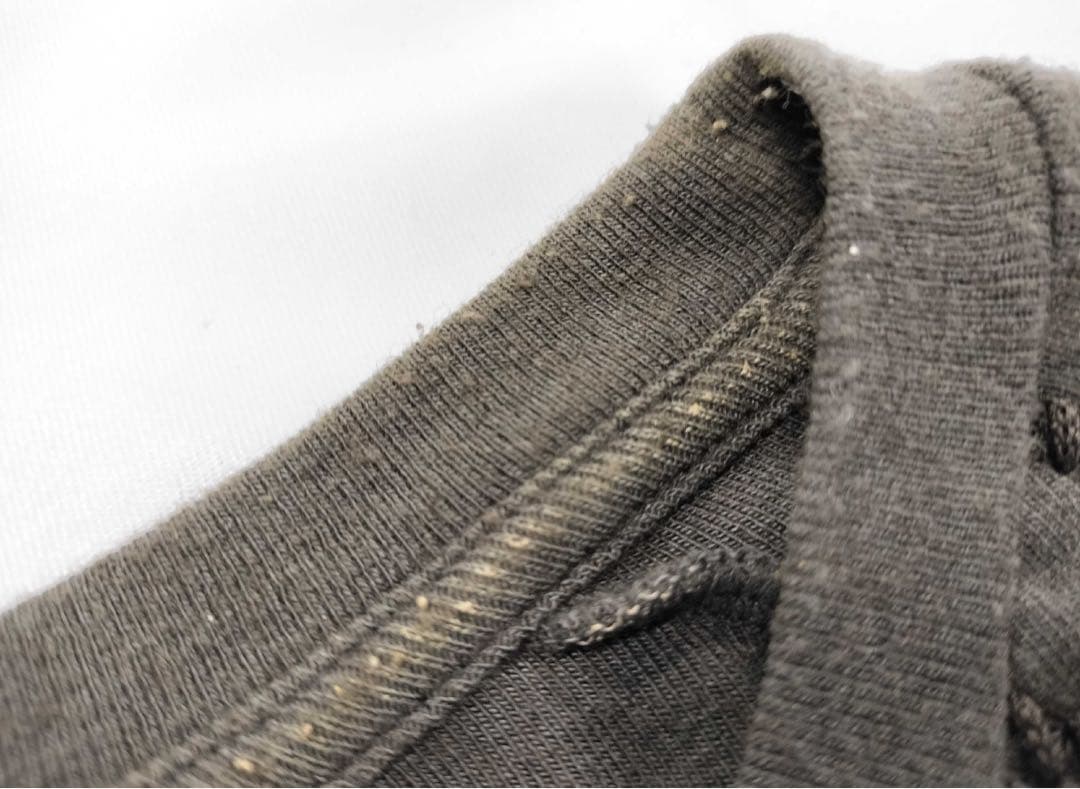 モンクレール美品！グレー長袖カットソー 厚手リブ編み