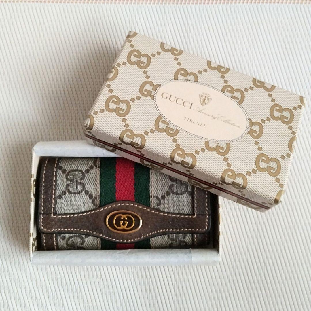 GUCCI シェリーラインキーケース　オールドグッチ 【美品】