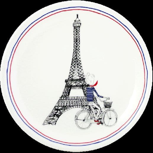 【Moe】２枚まとめ買い エッフェル塔・凱旋門カナッペプレート