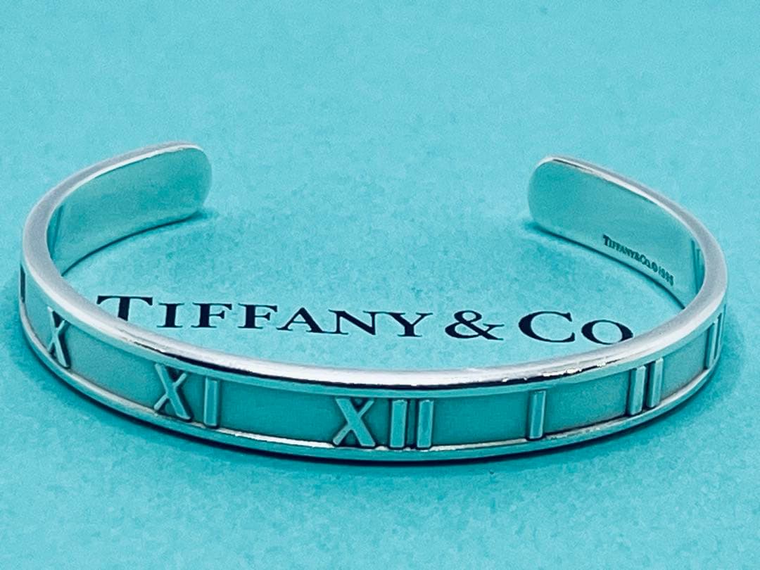h559 美品　ティファニー　1995 アトラス　バングル　925 ブレスレット