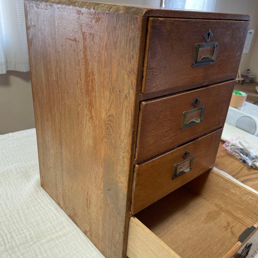 木製引き出し小箪笥4段