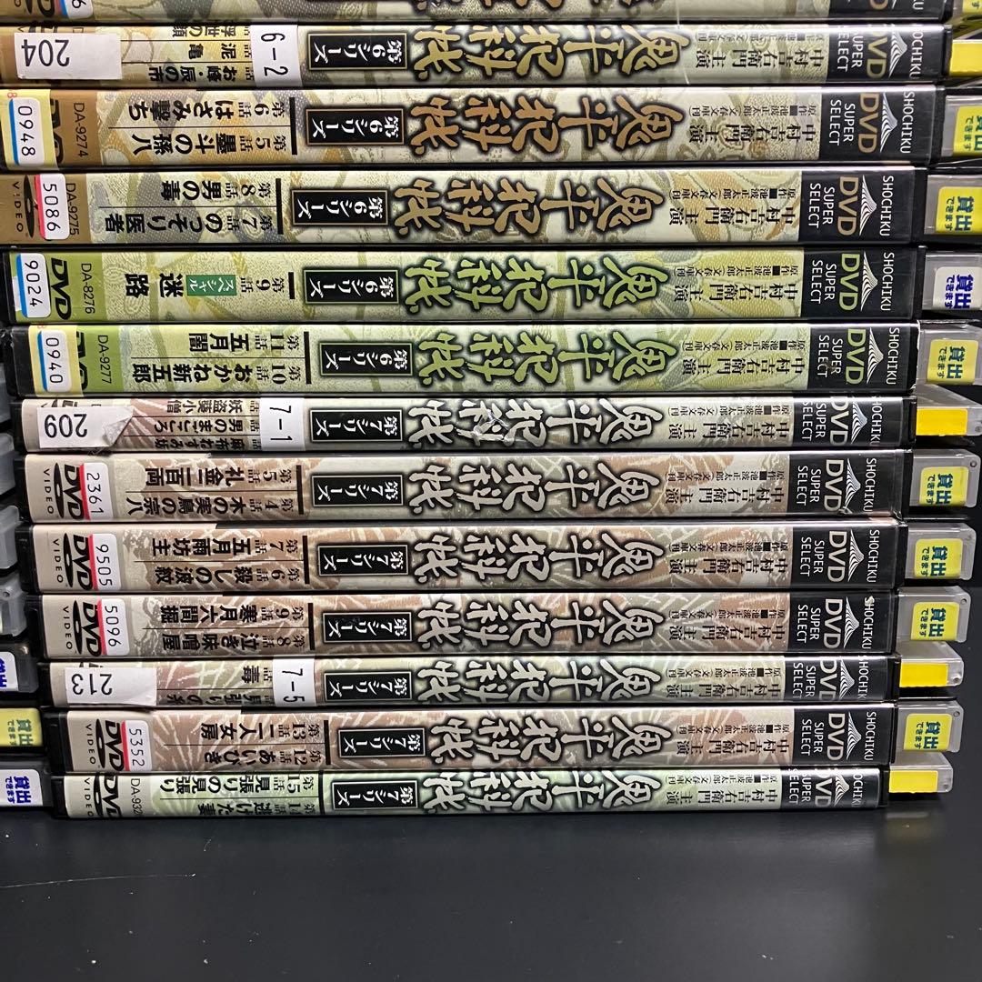 鬼平犯科帳 TV版+SP+映画+外伝 レンタルDVD 時代劇ドラマ 全巻完結