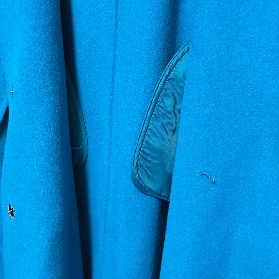 【着画あり】ルシェルブルー Hooded Over Coat 青